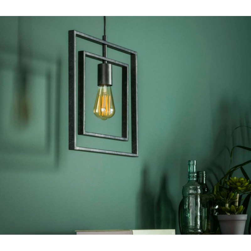 ZI Hanging lamp 1L Turn square